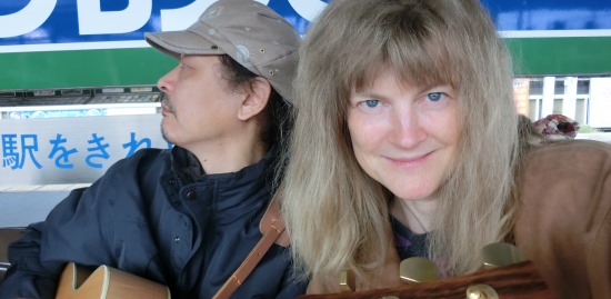 In the train to Miyazaki in 2015