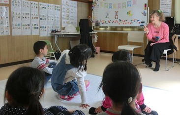 English class in uchiko, Spring 2017
