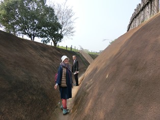 At Yoshinogari in March 2019