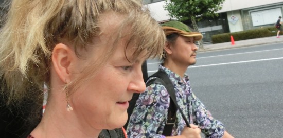Dans la rue a Morioka en 2015