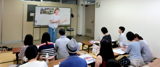 French class in Izumo in Summer 2017