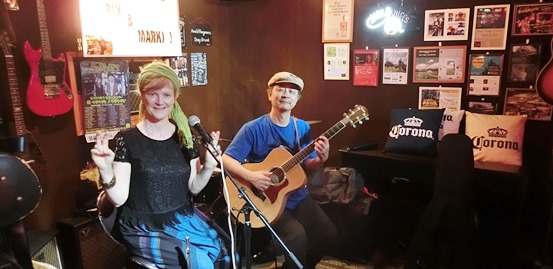 Live at Yuki's hookah bar in 2019